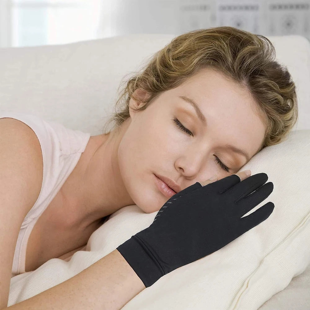 Guanti Da Artrite In Rame Per Dolore Alle Mani Osteoartrite Reumatoide Gonfiore E Tunnel Carpale Unisex
