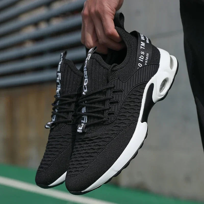 Scarpe sportive da uomo con suola spessa con design alla moda Scarpe comode e traspiranti Scarpe da trekking all'aperto Zapatillas Hombre De Segu