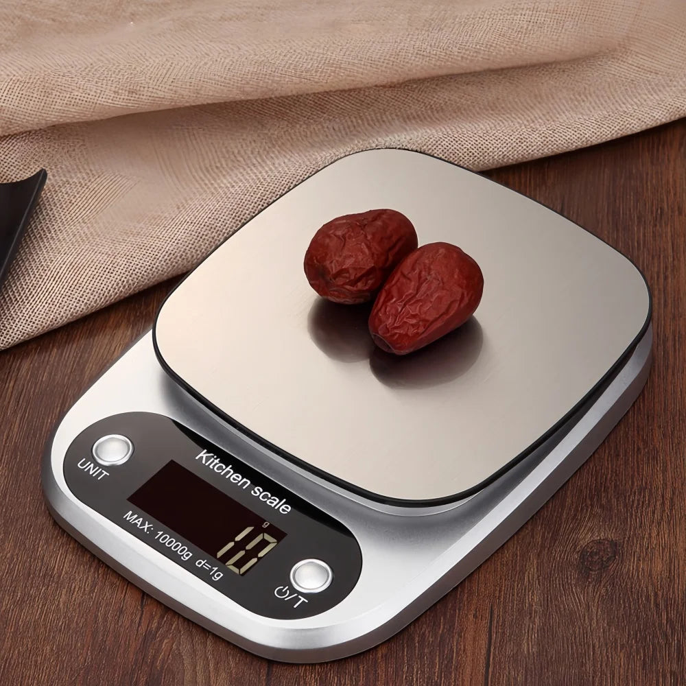 Bilancia Da Cucina Digitale 10 Kg Alta Precisione Con Display LCD Portatile Per Cibo Gioielli Cuochi Appassionati
