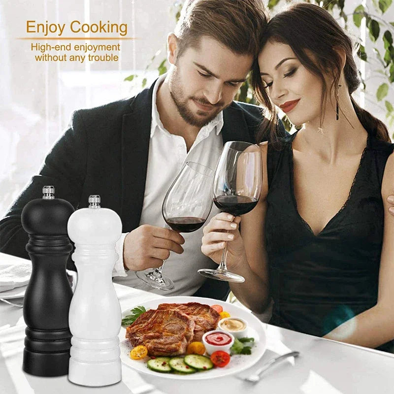 Macinapepe Nero In Legno Smerigliatrice Creativa Utensili Olandesi Per Cucina Cottura Barbecue Sale Pepe Condimenti