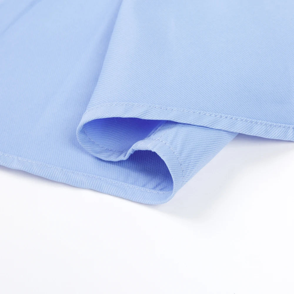 Camicie Da Uomo Eleganti Payel Semi Formale A Maniche Lunghe Con Abbottonatura E Cuciture A Contrasto