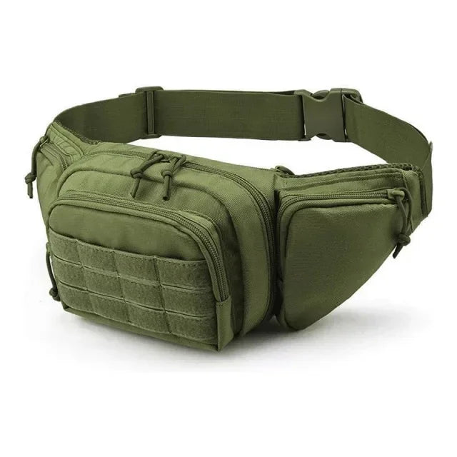 Marsupio Tattico Multifunzionale Unisex in Nylon Borsa a Tracolla per Escursionismo ad Alta Capacità