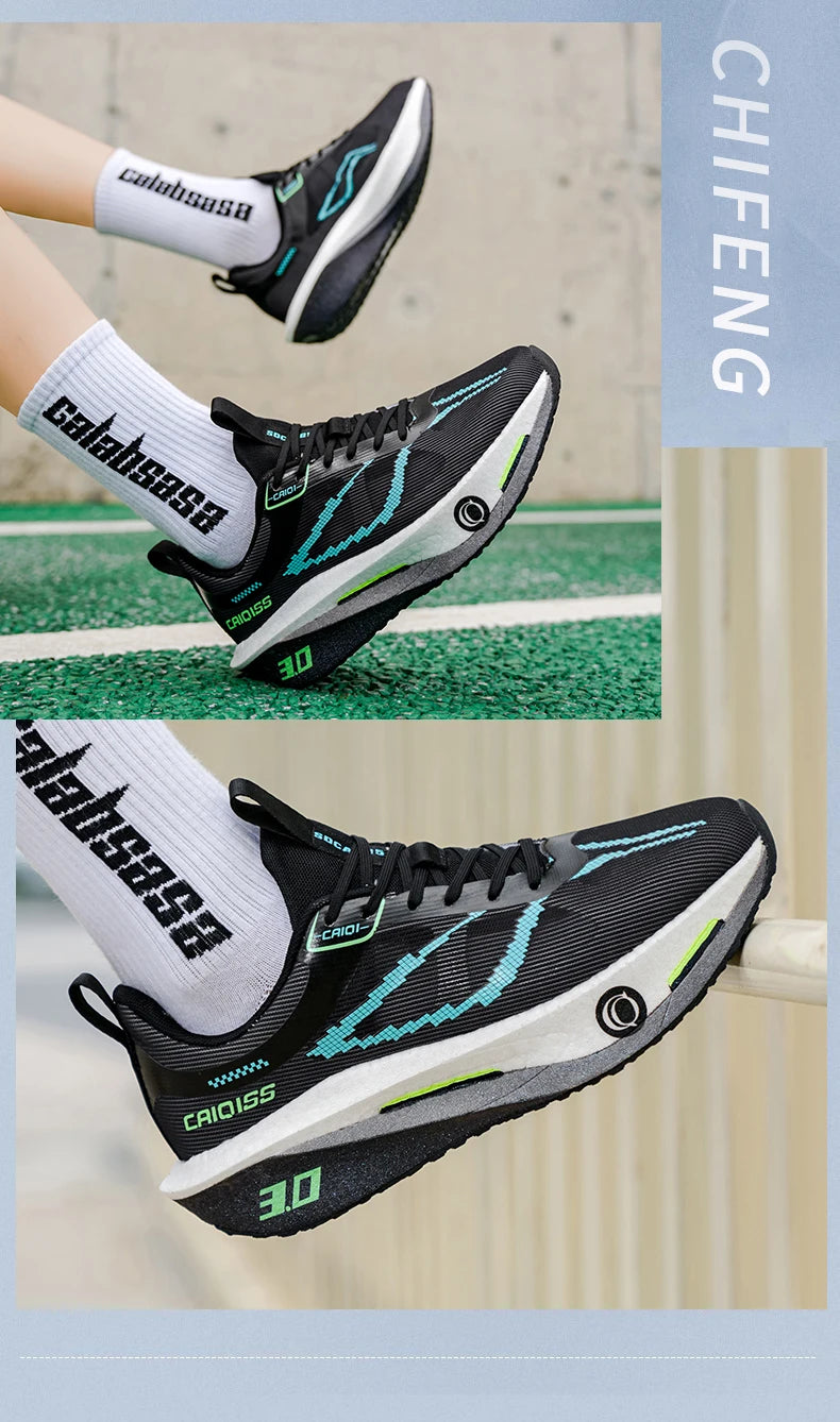 Scarpe Da Corsa Con Piastra In Carbonio Per Maratona Traspiranti Leggere Per Uomo E Donna Comode E Antiscivolo