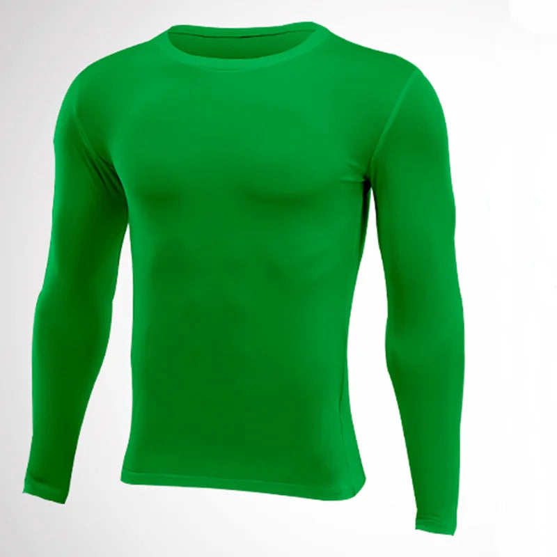 Maglia Termica Compressione Unisex Per Corsa Fitness Sportiva Maniche Lunghe Da Allenamento T Shirt Per Basket Calcio