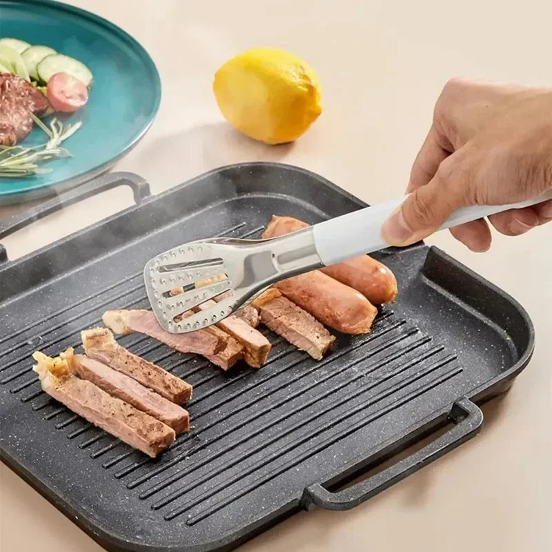 Pinze Per Alimenti In Acciaio Inossidabile 304 Barbecue Antiscivolo Per Cucina Clip Griglia Pesce Bistecca Pane