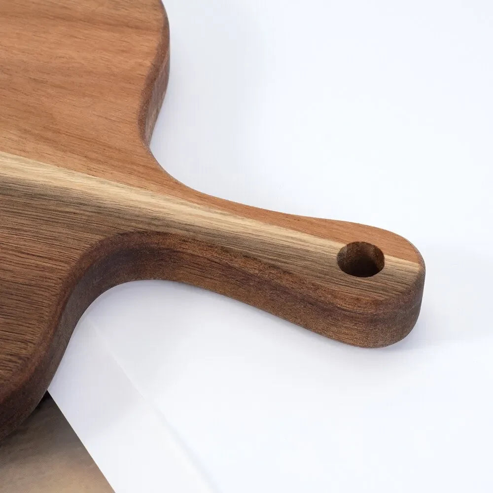 Tagliere In Legno Con Manico Per Cucina Uso Domestico Tagliere Per Formaggi Salumi Frutta E Pane In Legno Naturale