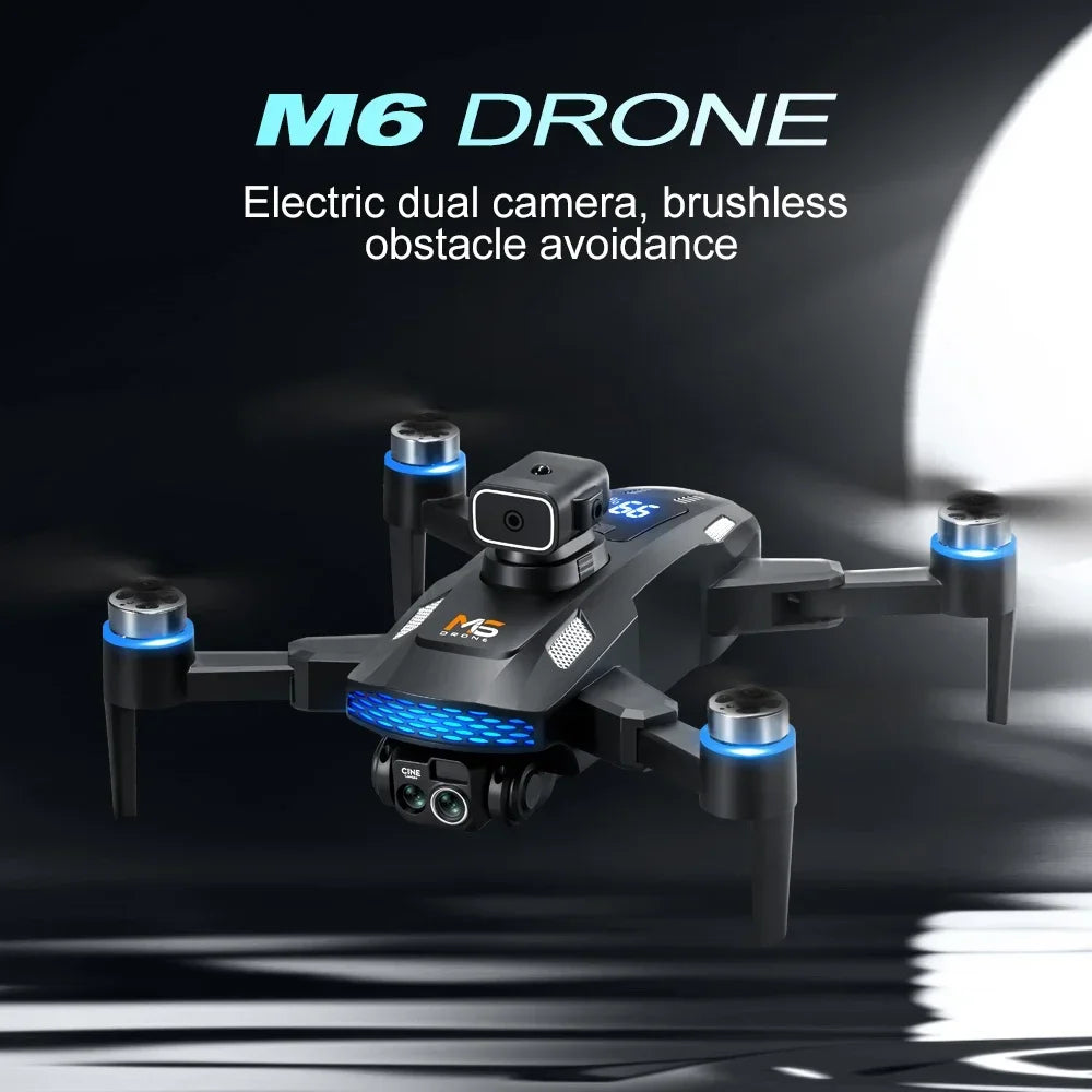 Drone Lenovo M6 8K Pro Con WiFi 5G FPV Fotocamera 4K HD Per Riprese Aeree Professionali Telecomando Con Schermo