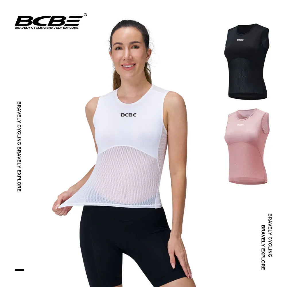 Base Da Ciclismo Da Donna Traspirante Con Asciugatura Rapida In Mesh Alta Qualità BCBE
