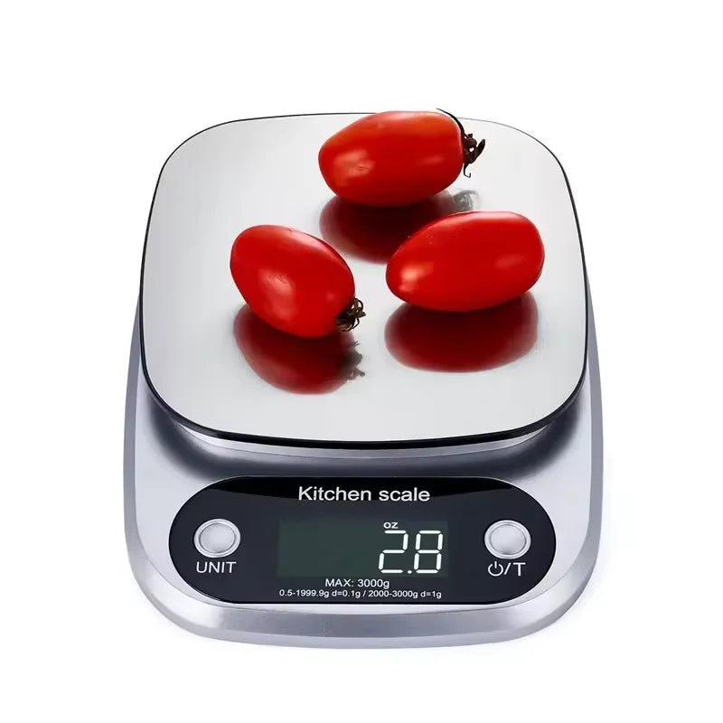 Bilancia Cucina Alta Precisione 10 Kg Con Display LCD Multifunzione Per Gioielli E Alimenti In Acciaio Inossidabile 304