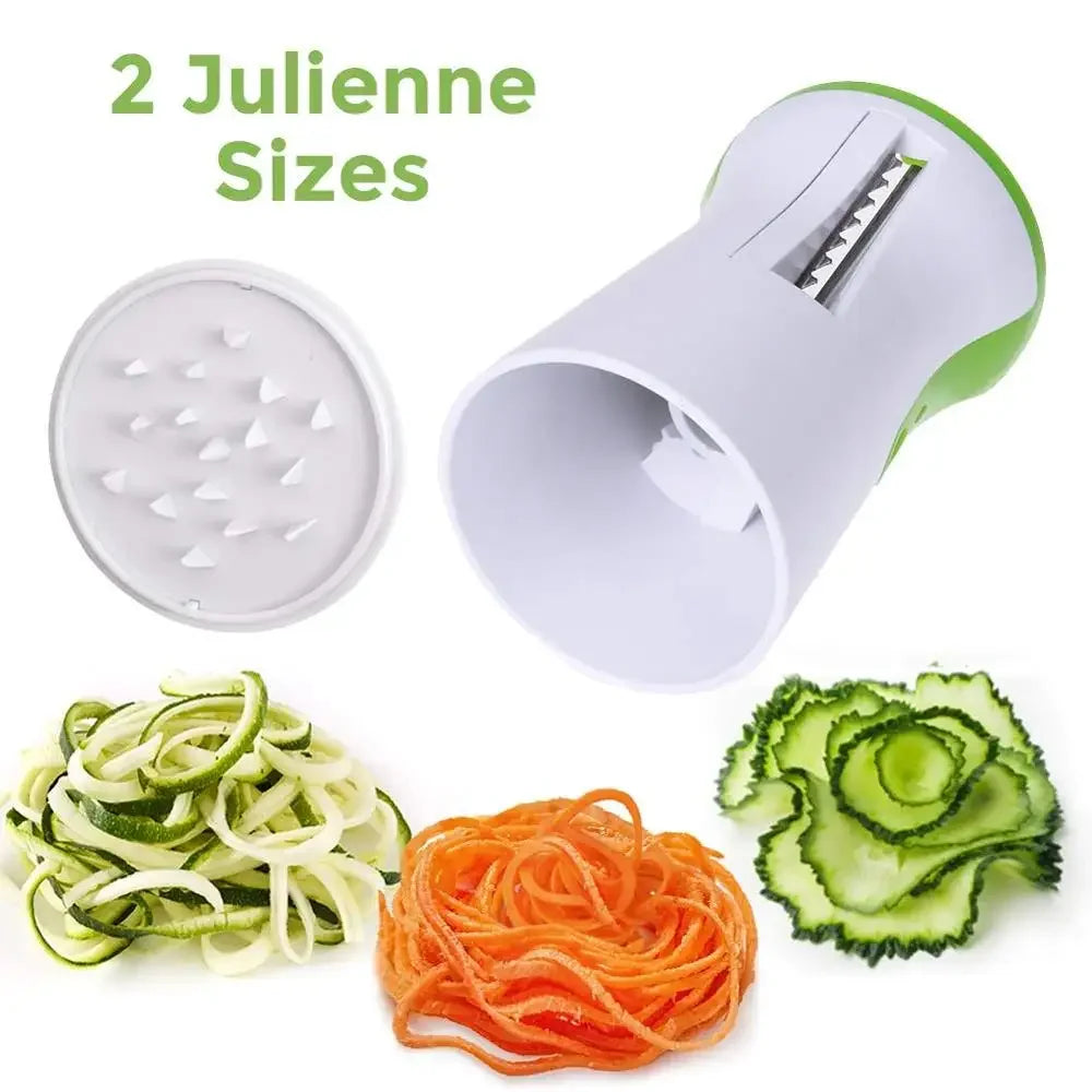 Affettaverdure a Spirale Professionale, Taglia Verdure Multifunzione per Pasta di Zucchine, Spaghetti e Noodle