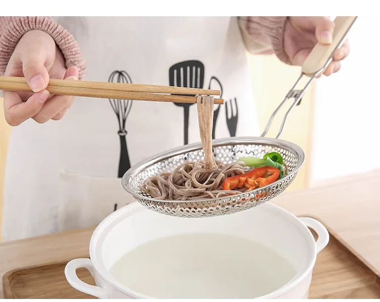 Cucchiaio Per Schiumarola A Maglia Fine In Acciaio Inox Per Colino Spaghetti E Tagliatelle