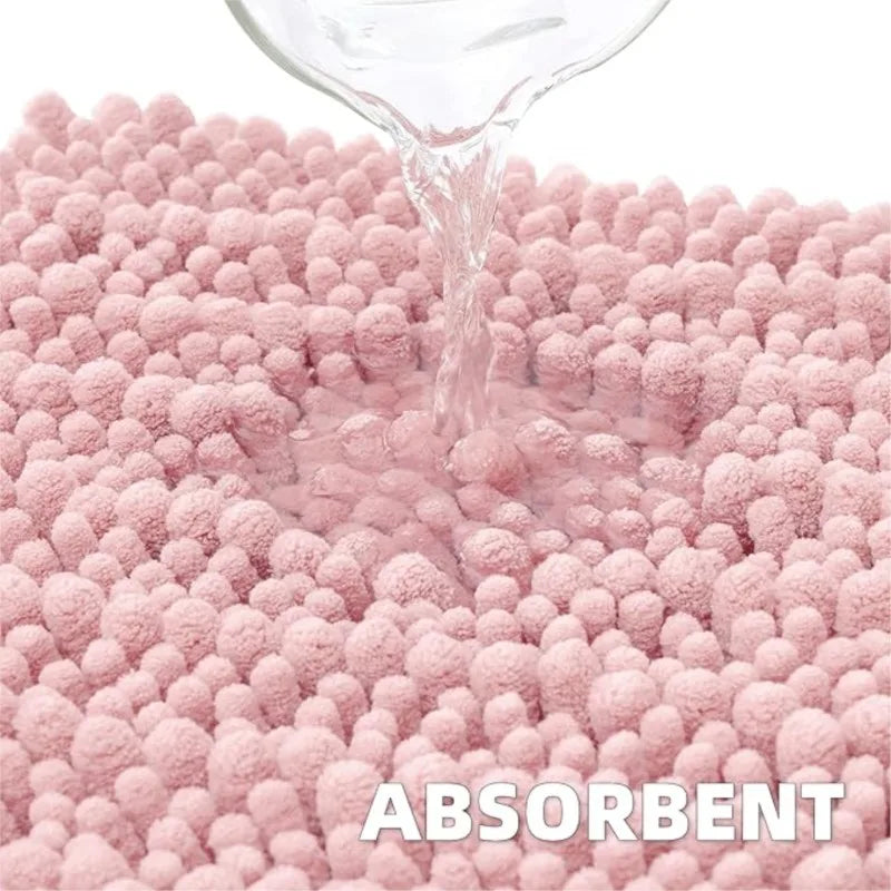 Kitinjoy Tappetino Da Bagno Lusso Assorbente Morbido E Spesso In Peluche Antiscivolo Grande Per Doccia