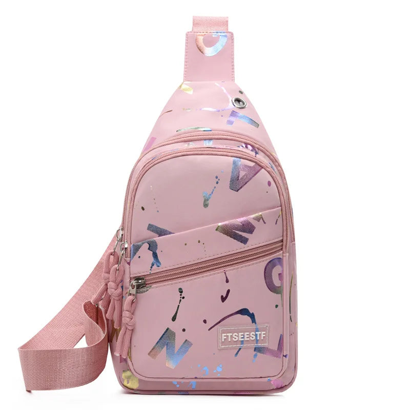 Nuova Borsa Da Petto Per Donna Leggera Con Tracolla Multistrato E Pratica Per Smartphone