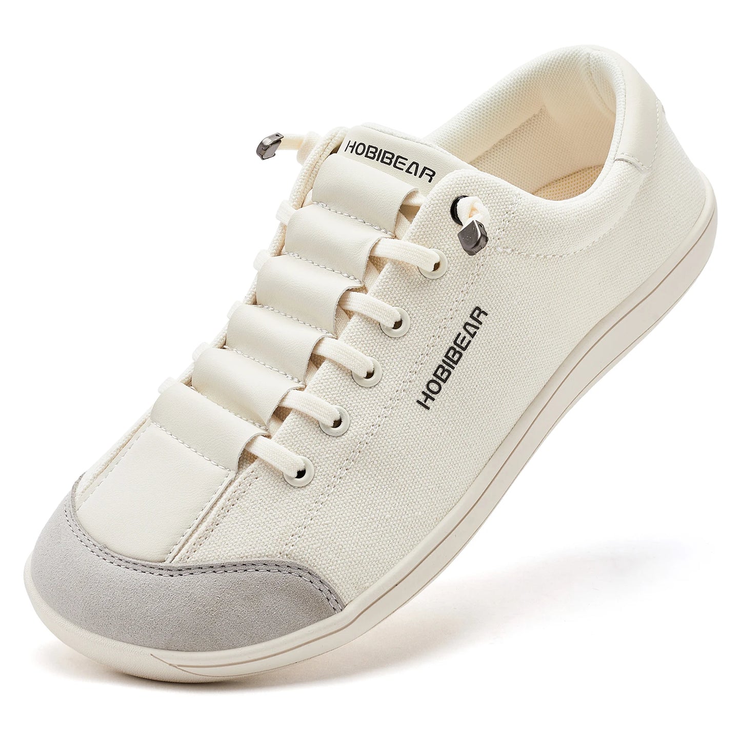 HOBIBEAR Scarpe A Punta Larga Per Piedi Nudi In Tela Minimaliste Slip On Leggere Regolabili Passeggio Sneakers