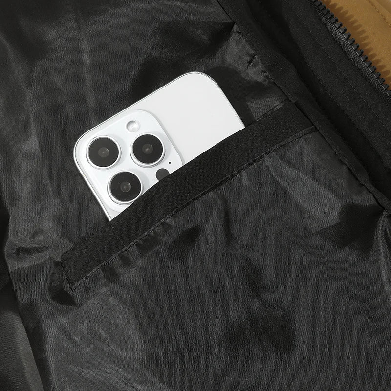 Parka Da Uomo Antivento Ispessito Da Outdoor Con Cappuccio Abbigliamento Invernale Casual Comfort