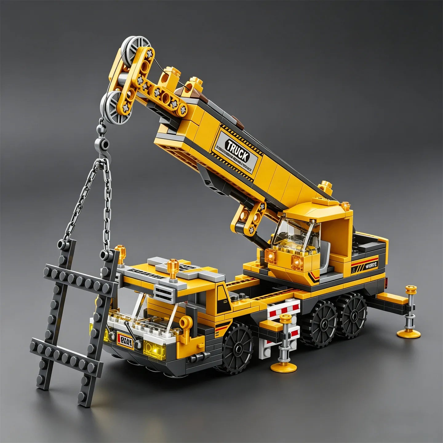 Crane City Serie Ingegneristica Blocchi Da Costruzione Escavatore Gru A Torre Camion Pompa Per Calcestruzzo Giocattolo