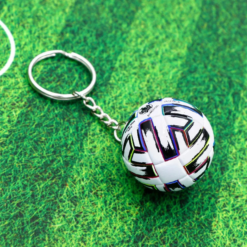 Ciondolo Portachiavi Calcio Souvenir Per Fan Regalo Piccolo Per Attività Scolastiche E Accessori Fai Da Te