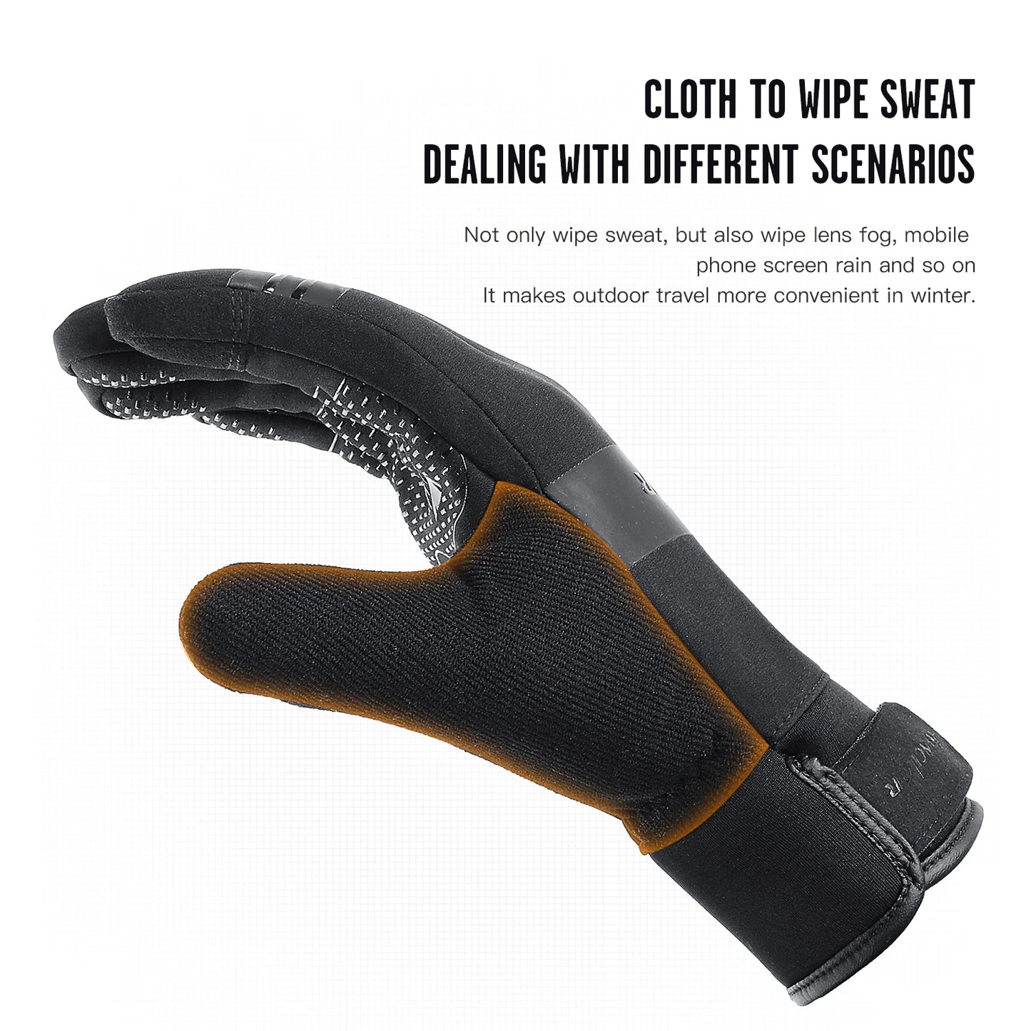 Guanti Invernali Da Ciclismo Esterno Impermeabili Antivento Con Touch Screen Per Moto Sci Equitazione Universali 3M
