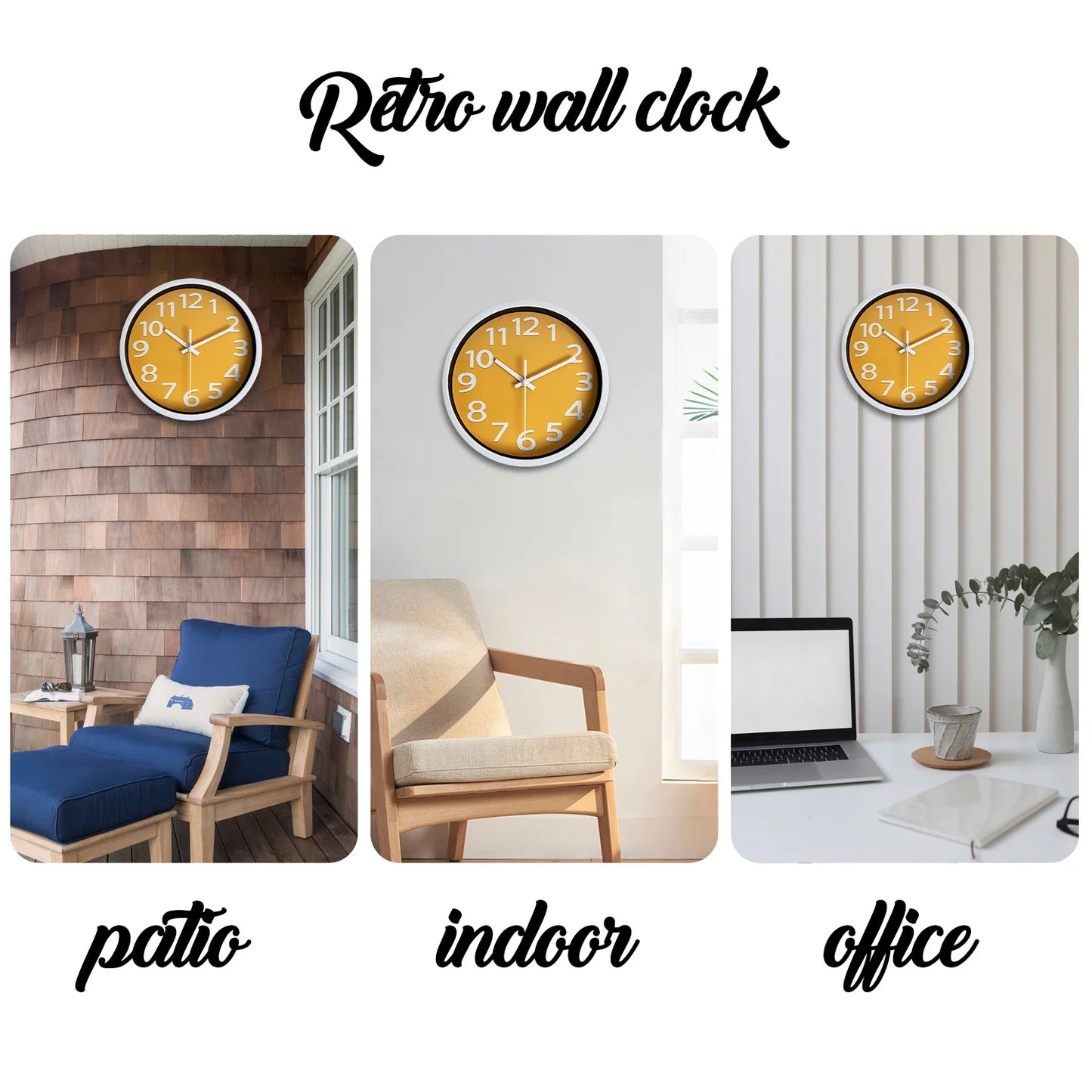 Orologio Da Parete In Vetro Plastica Con Motivo Moderno Da 8 Pollici Per Soggiorno Letto Cucina Decorazione Interni Quarzo Silenzioso Regalo
