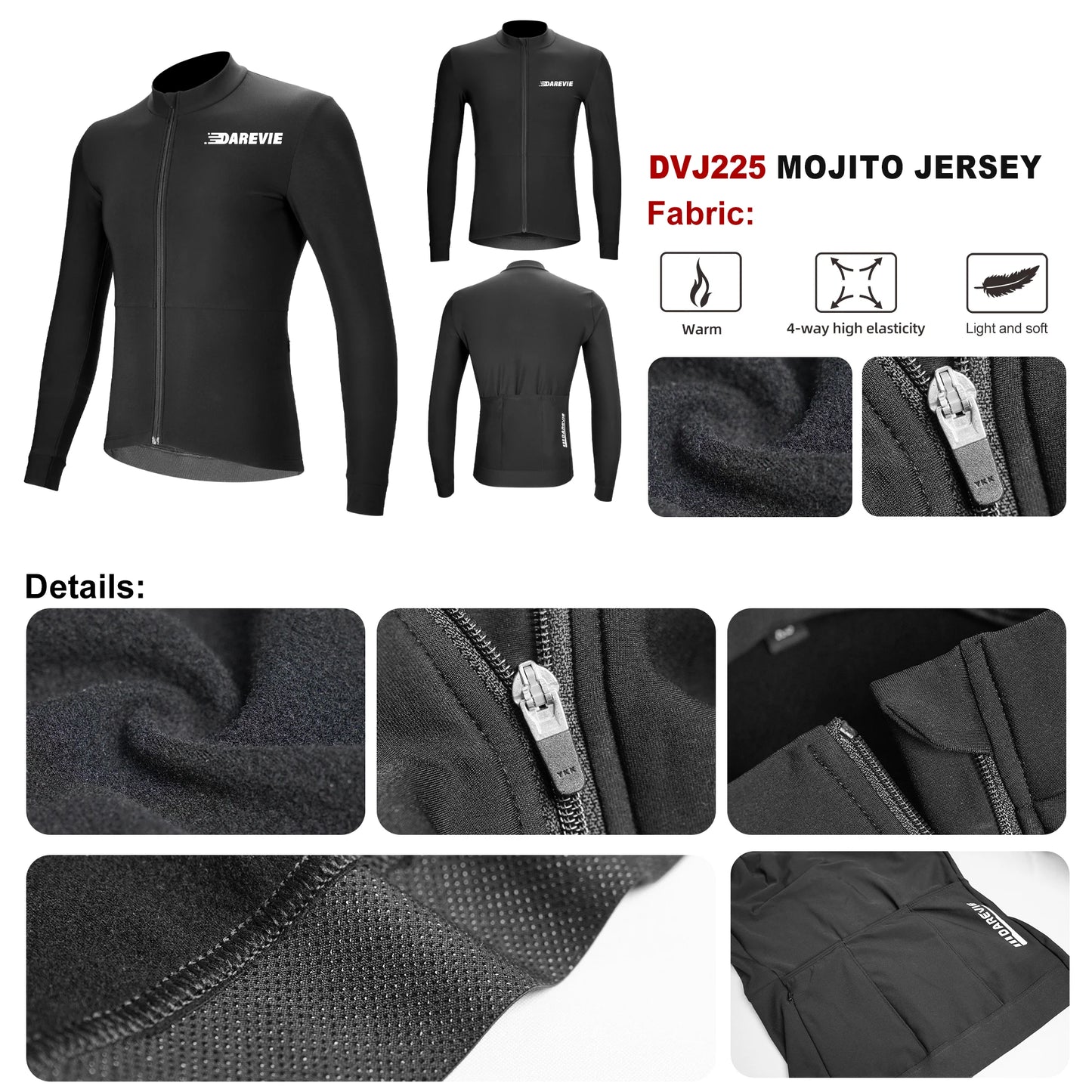 Maglia Da Ciclismo Invernale Termico In Pile Traspirante Uomo Manica Lunga Antipilling Con Tasche Spazzolato Morbido