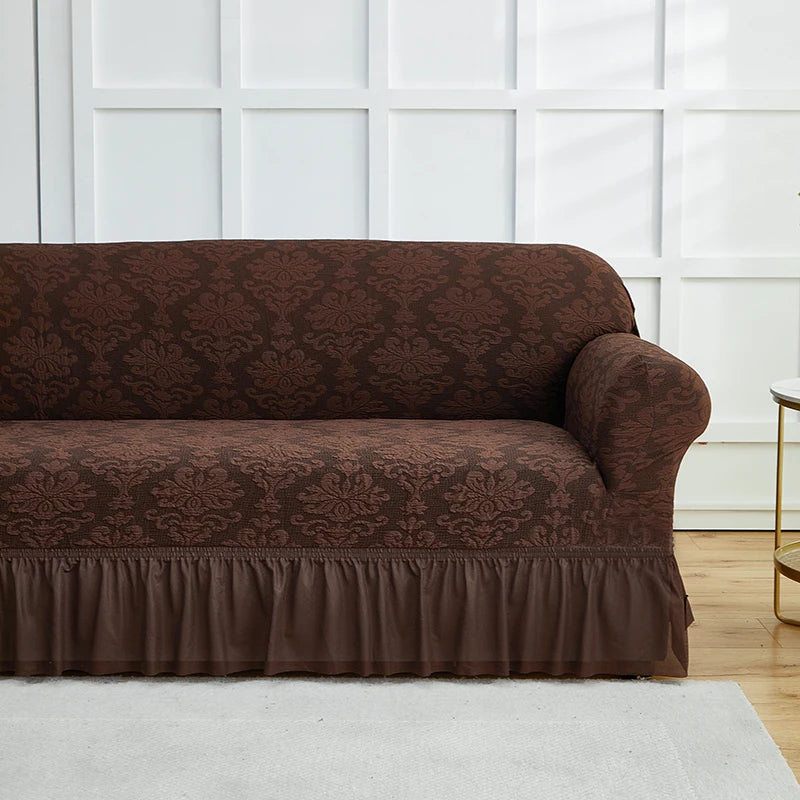 Fodera Divano A Fiori Stile Europeo Jacquard Copridivano Antiscivolo Protezione Per Mobili Soggiorno Decorazioni Casa