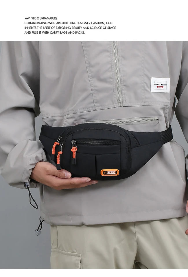 Marsupio Portatile Per Uomini e Donne Multifunzionale Di Grande Capacità Antispruzzo Resistente all Usura Da Cantiere