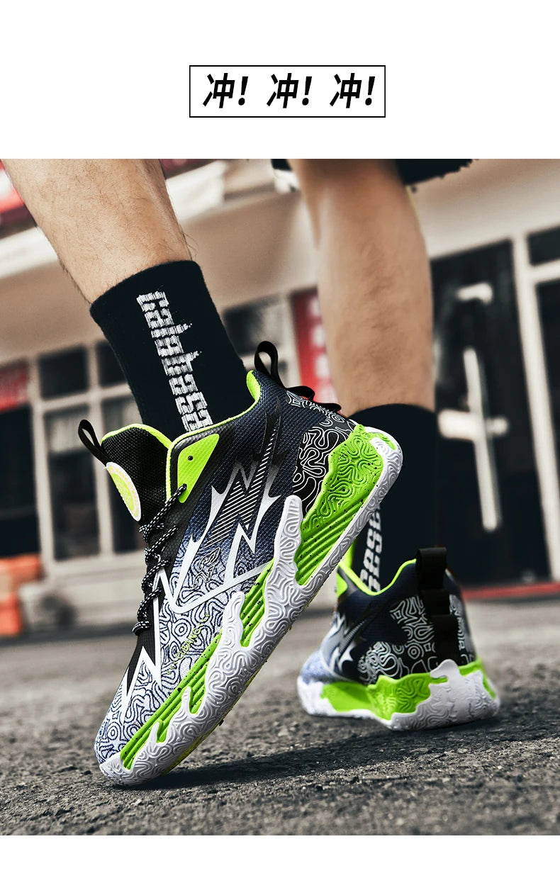 Scarpe Da Basket Professionali Da Uomo Per Allenamento Di Alta Qualità Imbottite E Impermeabili Da Campo Unisex