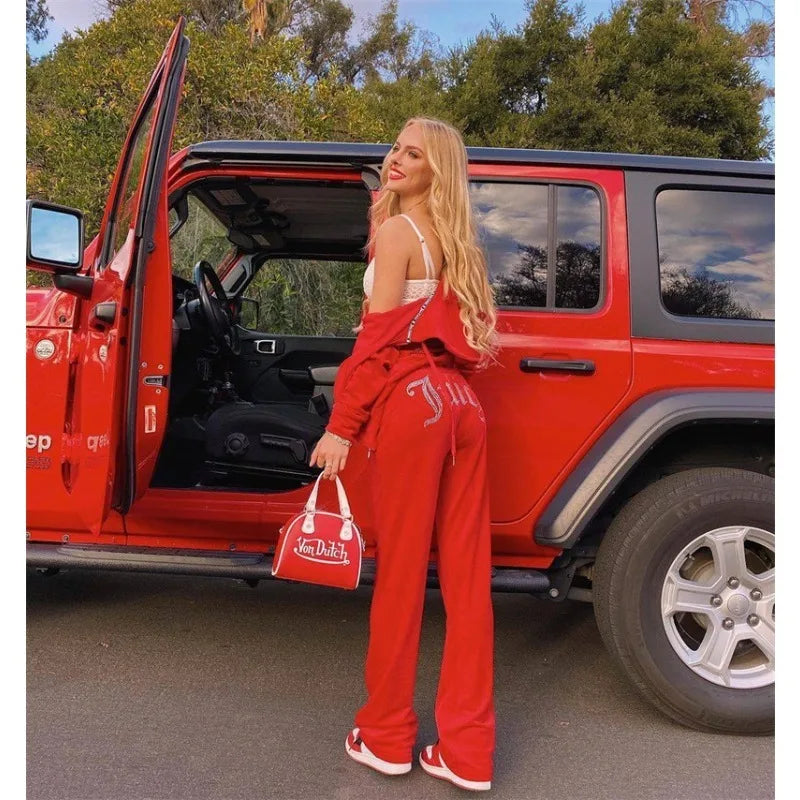 Tuta Due Pezzi Da Donna Autunno Inverno Con Cappuccio Set Jogging Comodo Per La Corsa Pantaloni Casual
