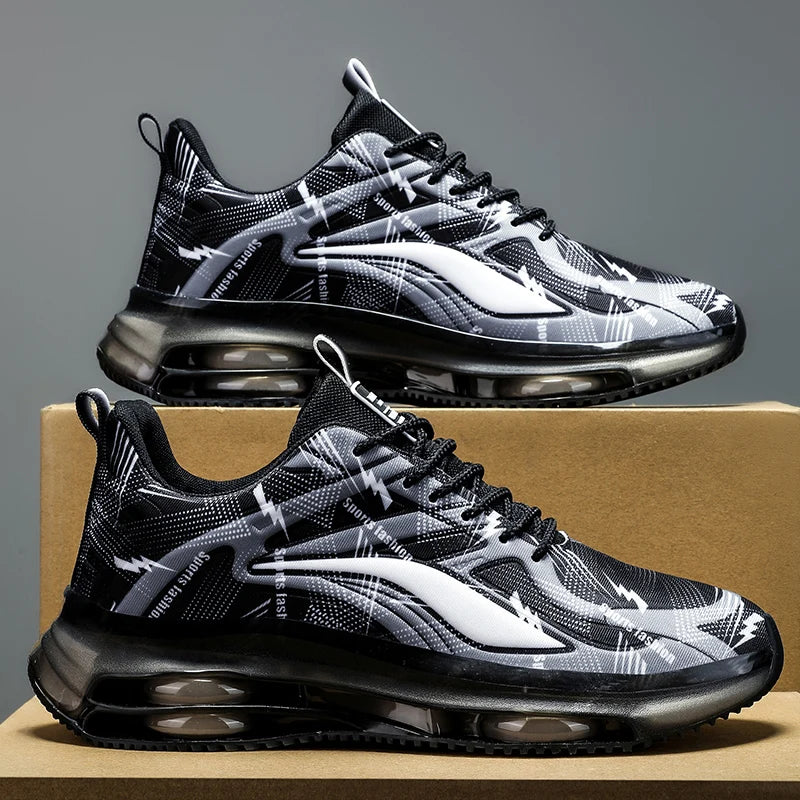Scarpe Da Basket Da Uomo Moda Con Cuscini Aria Antiscivolo Traspiranti Ammortizzanti Per Attività All Aperto