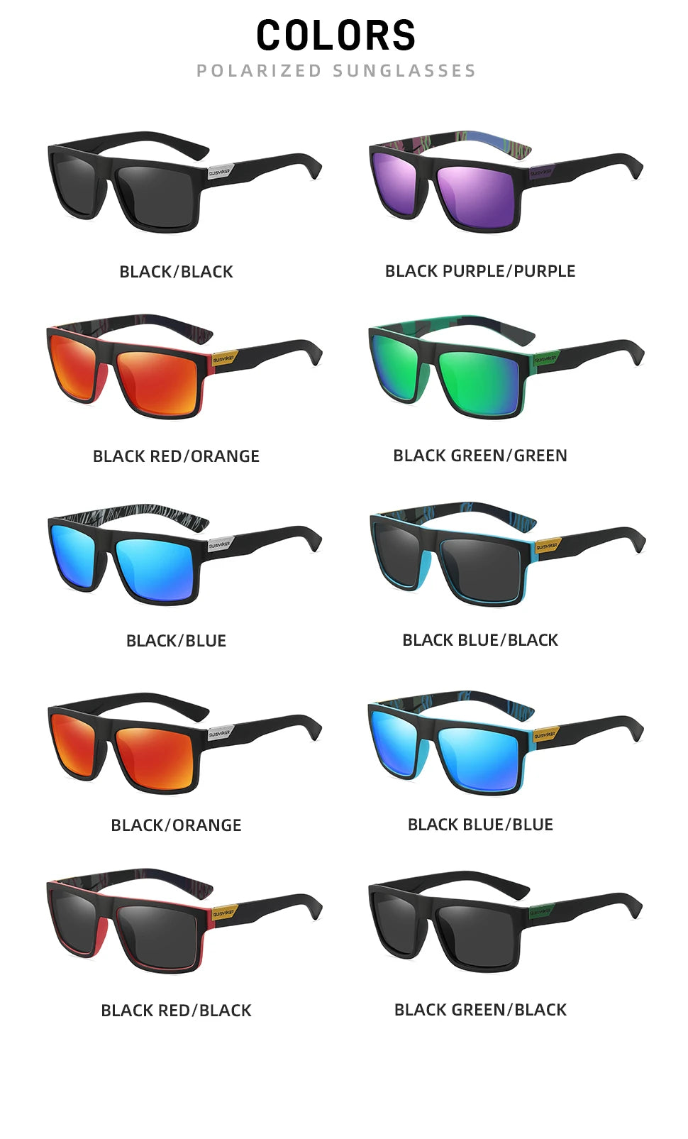 ELAX Occhiali Da Sole Polarizzati UV400 Uomo Donna Sportivi Da Pesca Outdoor Baseball Softball