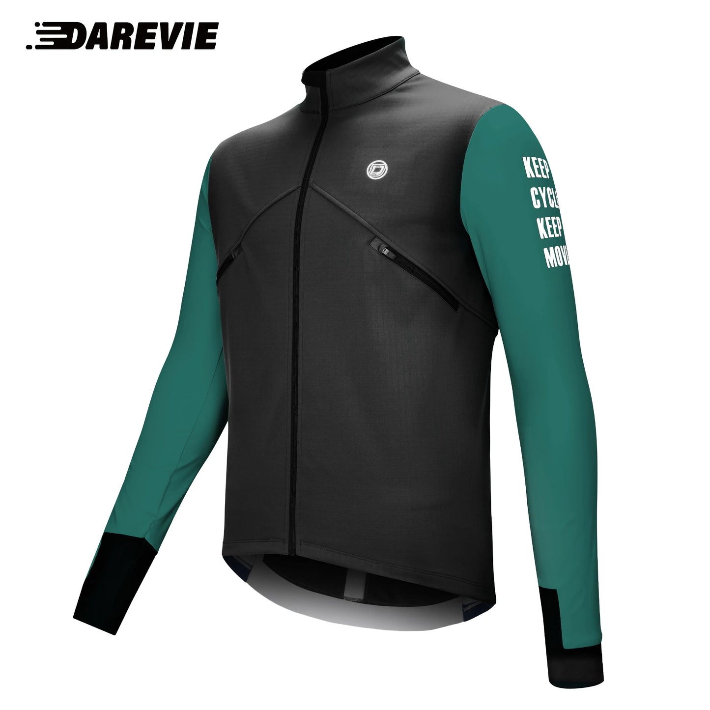 Giacca Da Ciclismo Uomo Antivento In Pile Manica Lunga Calda Morbida Traspirante Con Tasche Riflettenti Professionale