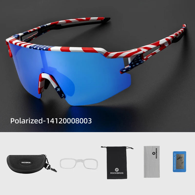 Rockbros Occhiali Da Ciclismo Fotocromatici Con Montatura Integrata Per Miopia Polarizzata Occhiali Da Sole Uomo Donna