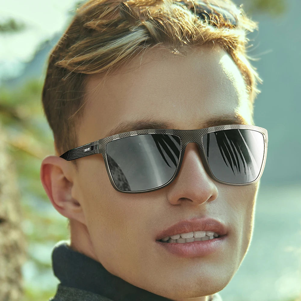 Occhiali Da Sole Sportivi Quadrati Polarizzati UV400 Unisex Per Uomo E Donna Ideali Per Escursionismo Confortevoli