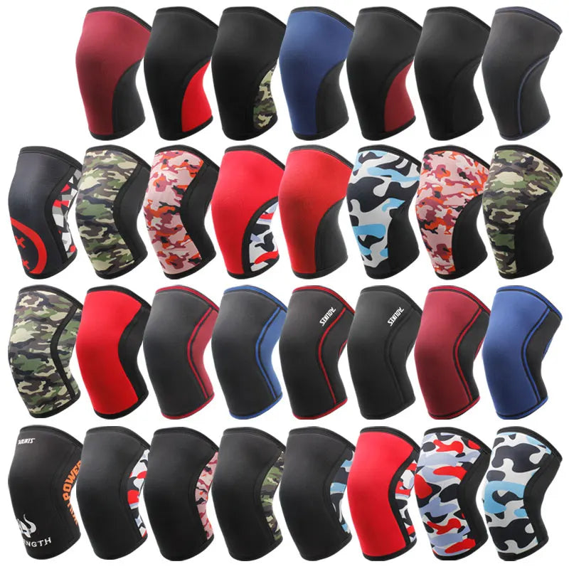 Ginocchiere Neoprene 7 Mm Aolikes Stabilità Protezione Comfort Sollevamento Pesi CrossFit Per Atleti