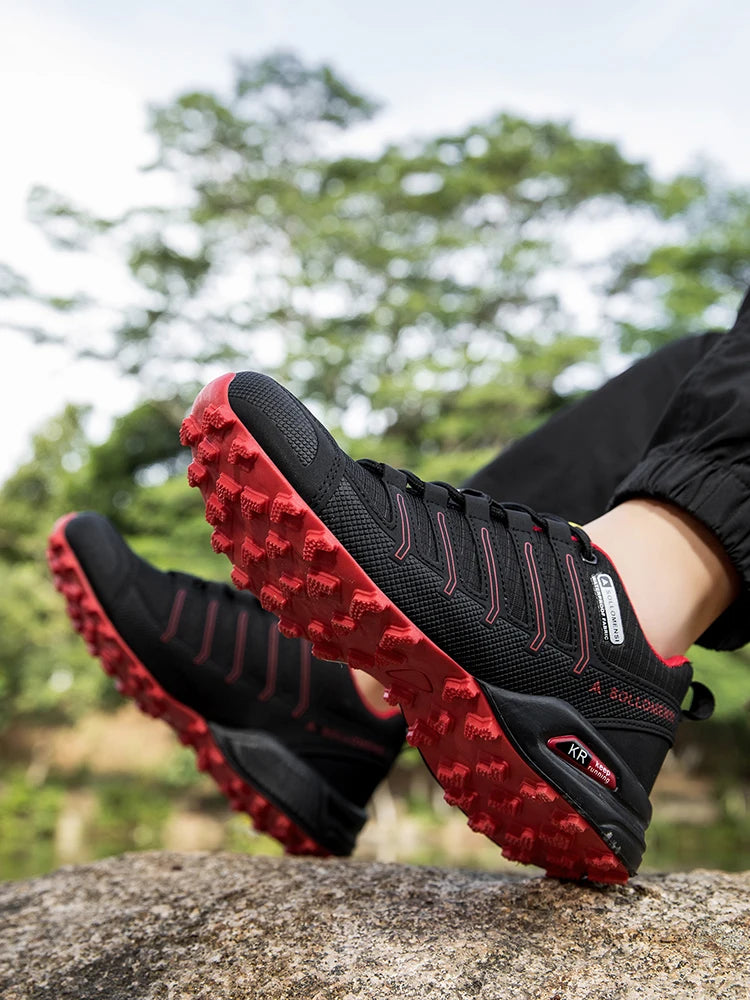 Scarpe Da Trekking Uomo Traspiranti In Rete Antiscivolo Per Terreni Misti All Aperto Resistente All Usura Esterni