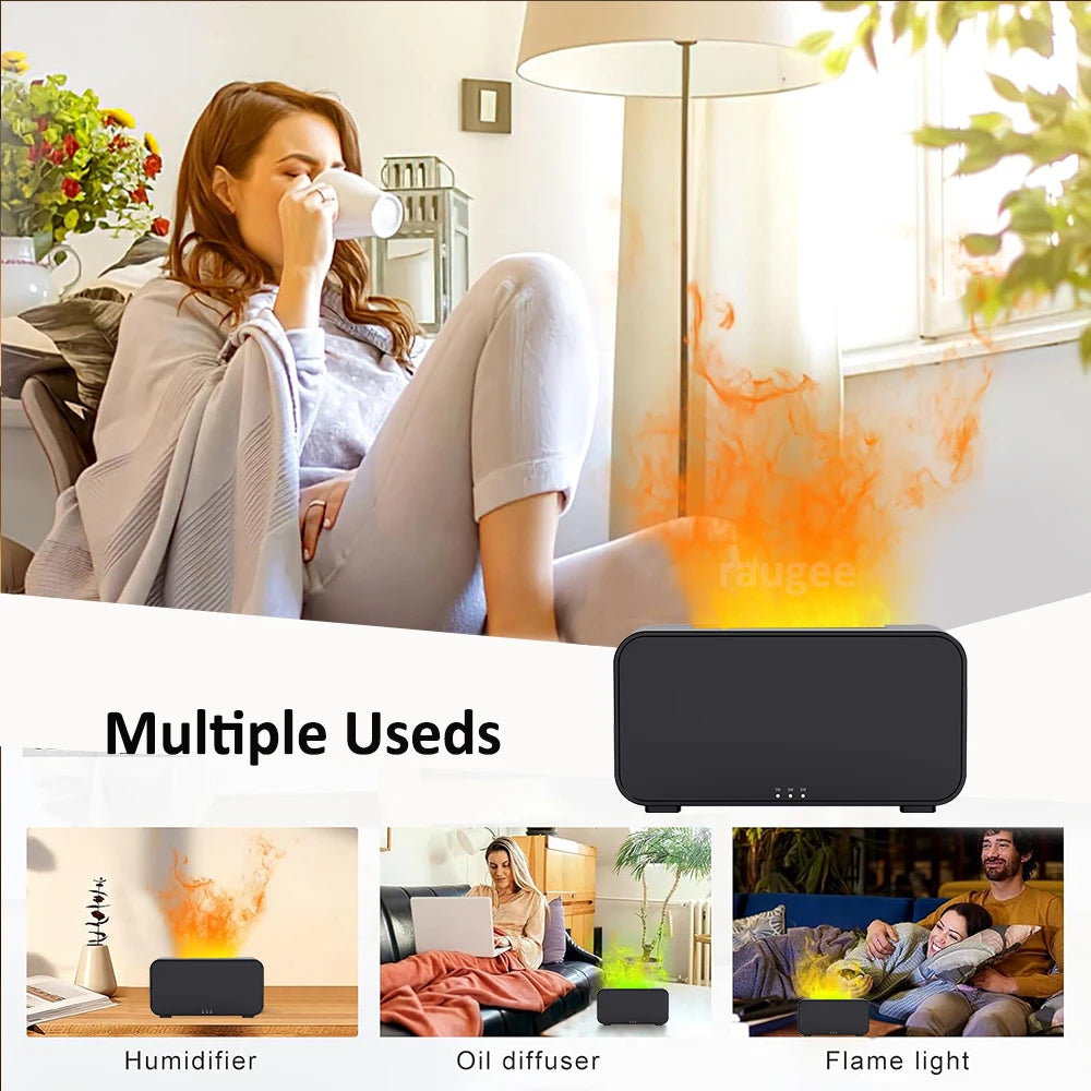 Umidificatore Aroma Diffusore Oli Essenziali Mini Domestico Aromaterapia Luce Notturna Per Camera