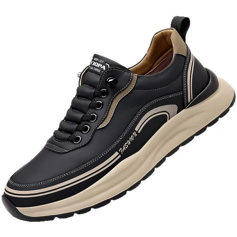 Scarpe Da Uomo Slip On In Pelle Impermeabili Antiscivolo Leggere Traspiranti Mocassini Casual Allingrosso