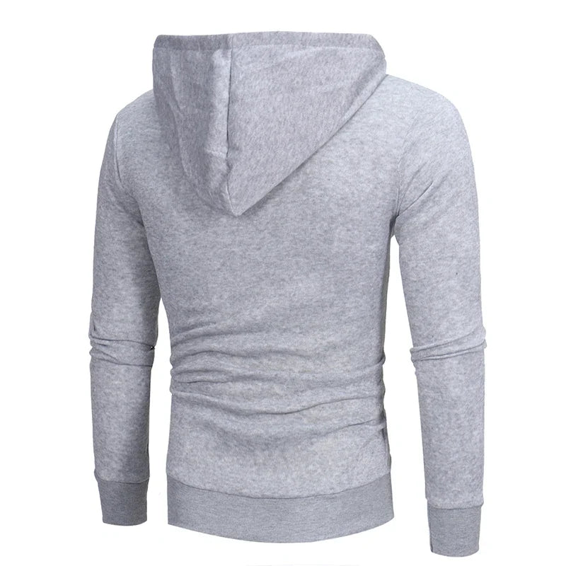 Felpa con Cappuccio Uomo e Pantaloni 2 Pezzi Tuta Sportiva Jogging Set Primavera Autunno Abbigliamento Casual