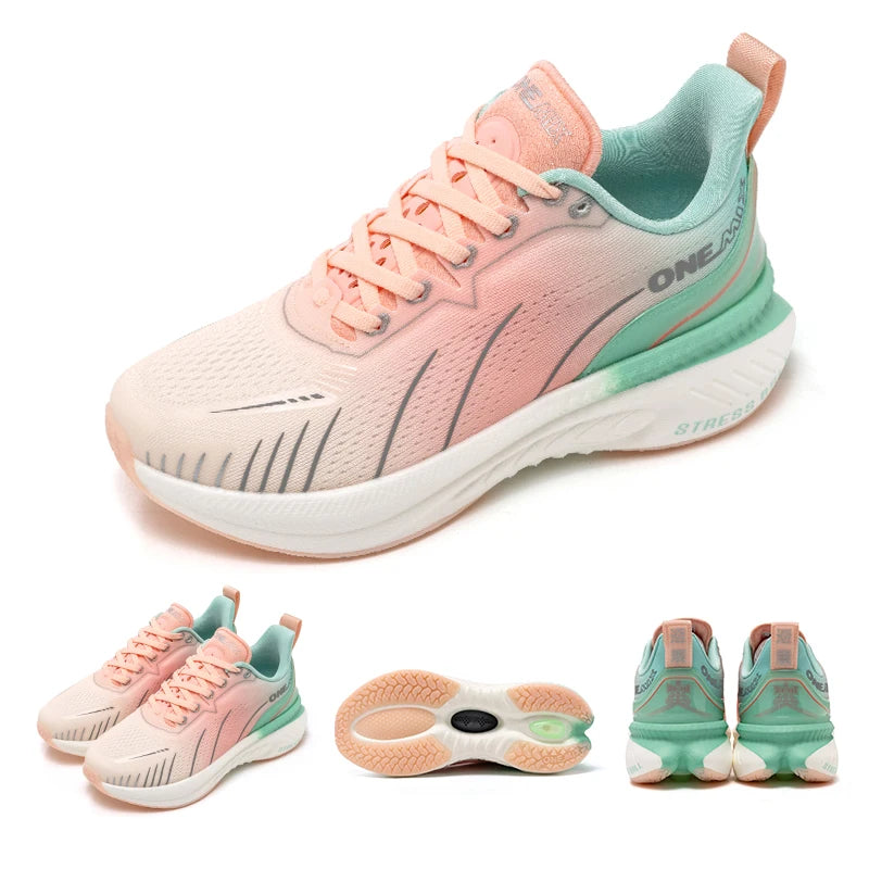 Onemix Scarpe Da Corsa Ammortizzate Da Donna Autunno Inverno Antiscivolo Con Lacci Per Corsa Intensa Danza