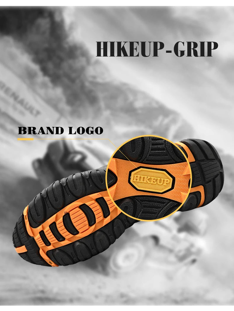 HikeUp Scarpe Da Trekking Da Uomo Antiscivolo Traspiranti Per Esterno Resistente A Spruzzi Da Montagna Per Turismo