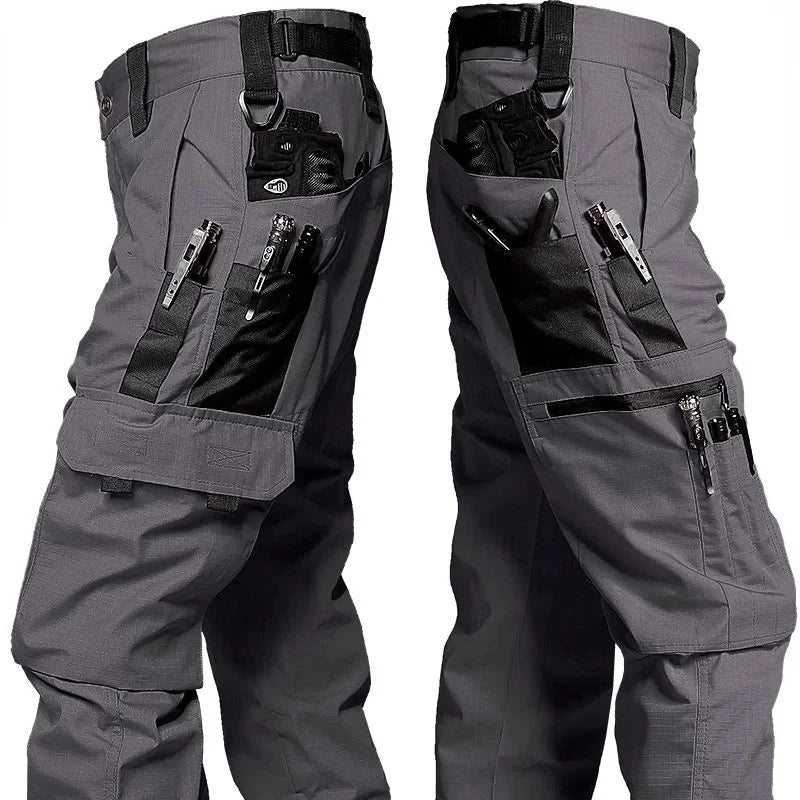 Pantaloni Tattici Da Uomo Impermeabili Cargo Pantaloni Da Combattimento Resistente All Usura Esterni Cotone Poliestere