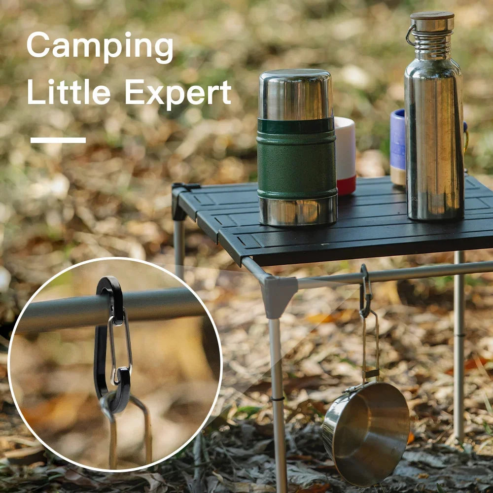 Moschettone Clip Set Sei Dodici Pezzi Turistico Piccoli Ganci Pesca All'aperto Campeggio Ciclismo Portachiavi Fibbie