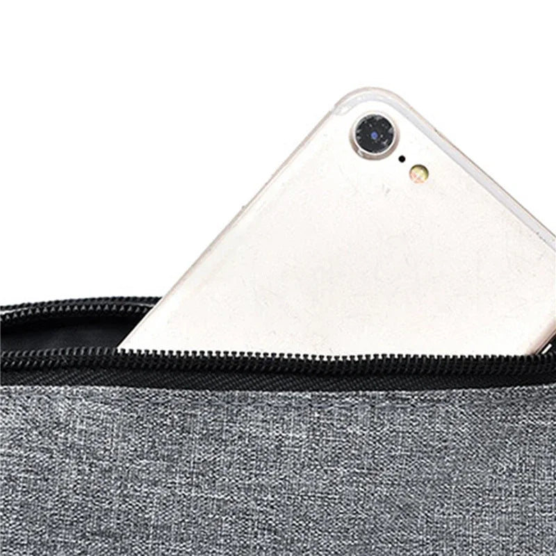 Marsupio mobile per uomo donna Marsupio multifunzionale di grande capacità Anti spruzzi Pochete da cantiere resistente all'usura