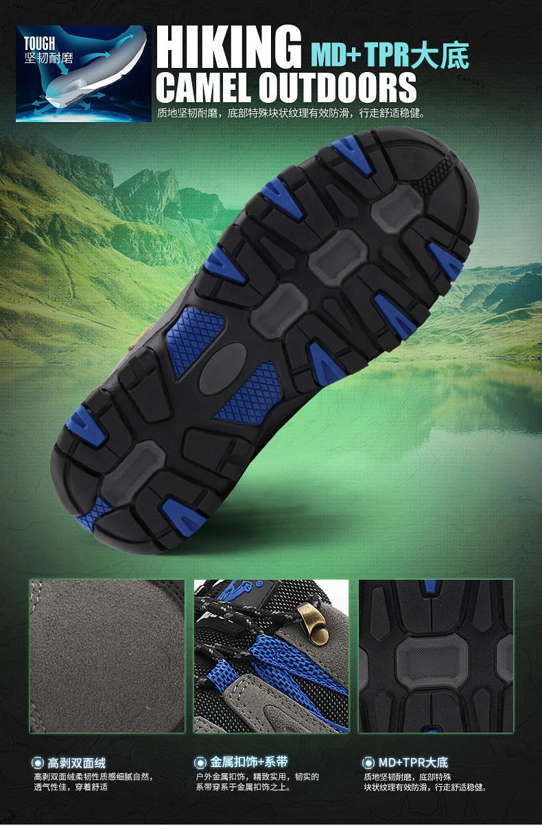 Stivali Da Trekking Da Montagna Per Uomo E Donna Scarpe Passeggio Resistenti All Usura Scarpe Da Arrampicata Estiva