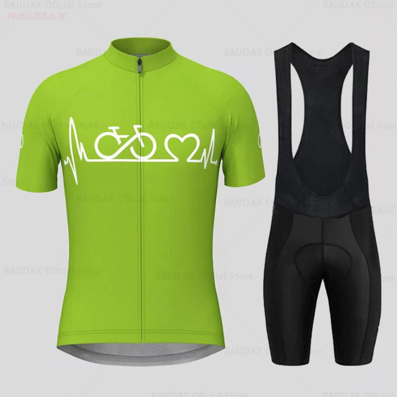 Abbigliamento Da Ciclismo Estivo Per Uomo Kit MTB Maglia Da Ciclismo A Maniche Corte Traspirante Per Bici Da Strada