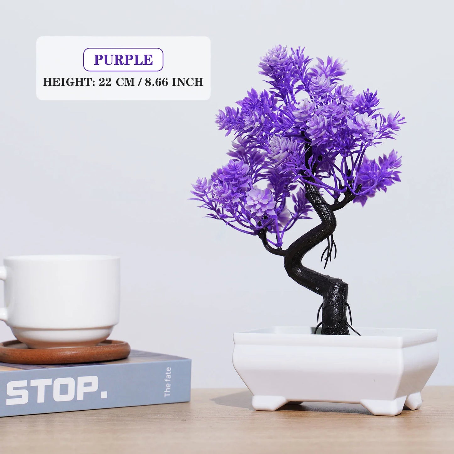 Piante Artificiali Bonsai Piccolo in Vaso Decorazioni per Casa Hotel Giardino Tavolo Fiore Finto