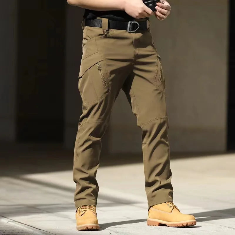 Pantaloni Tattici da Uomo Mazerout per Campeggio Escursionismo Trekking Arrampicata Tessuto con Asciugatura Rapida