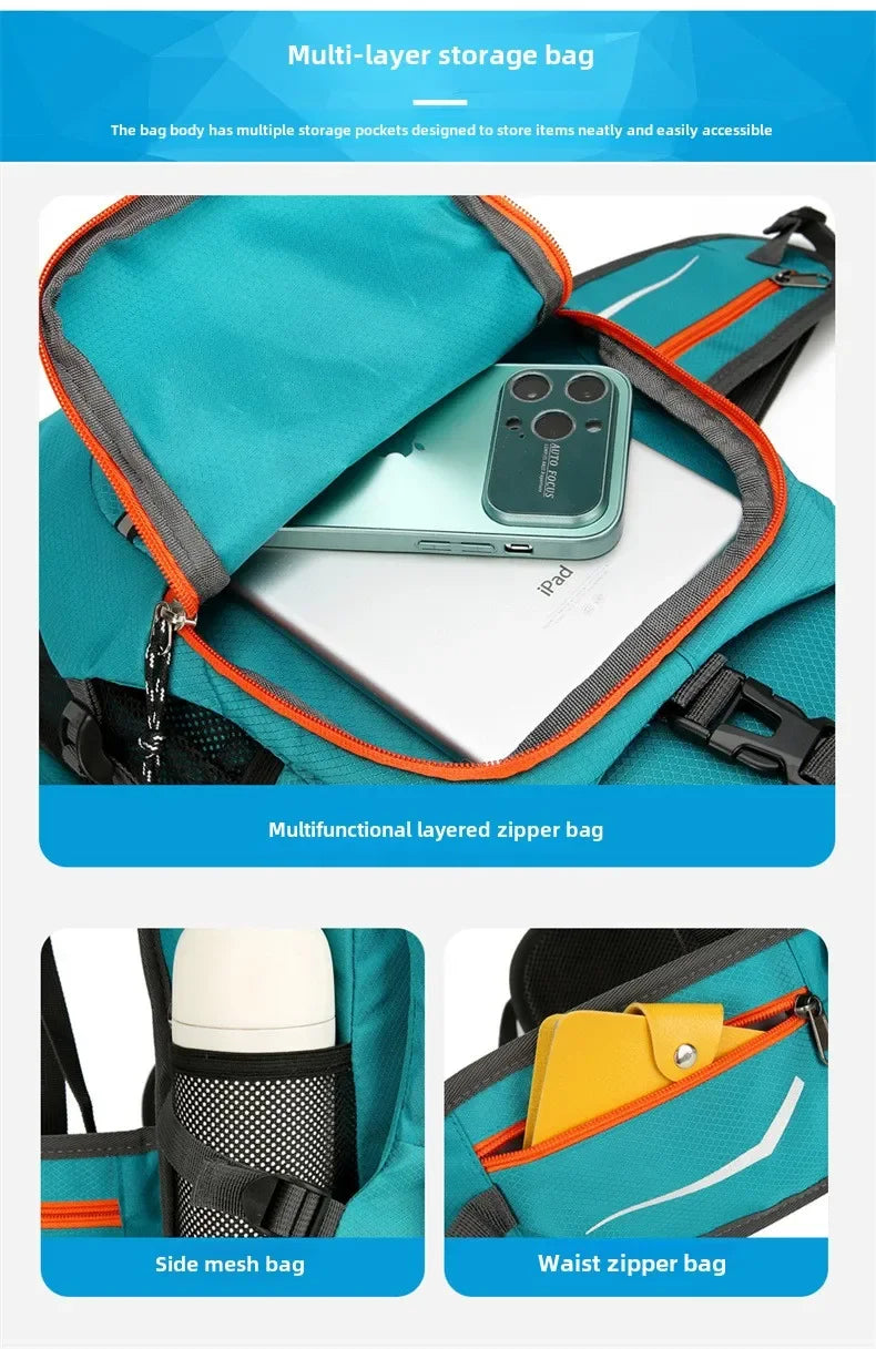 Zaino Da Ciclismo Leggero Per Idratazione Outdoor Escursionismo Campeggio Arrampicata Zaino Viaggio Hydro Water Daypack