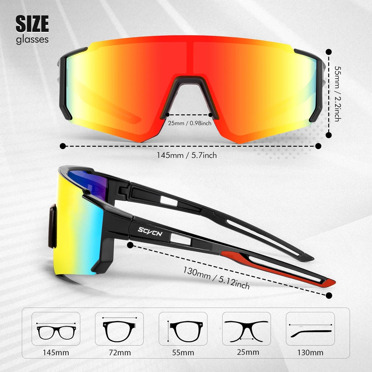 Occhiali Da Ciclismo UV400 Alla Moda Per Uomo E Donna Occhiali Da Sole Per Bicicletta MTB Sport All Aperto Equitazione
