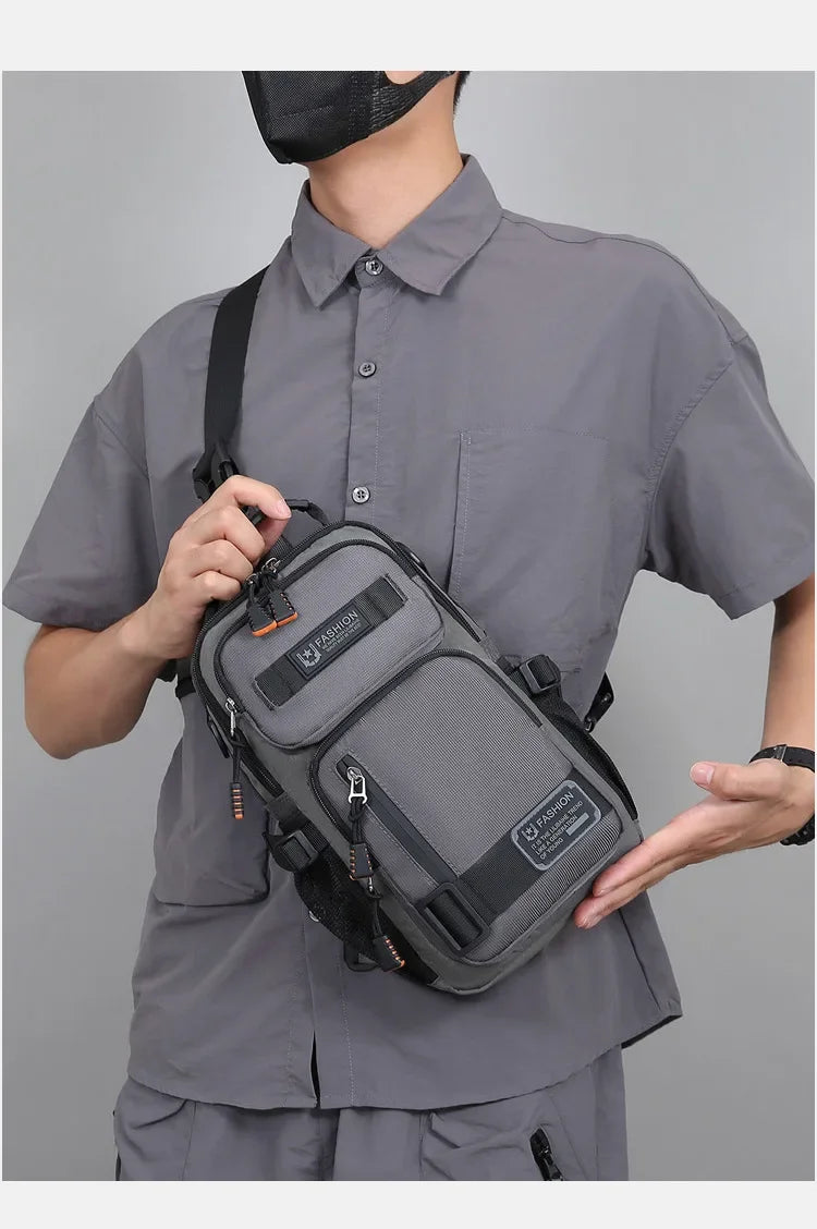 Borsa A Tracolla Uomo Multifunzionale Oxford Alta Qualità Leggera Per Viaggi E Escursioni All Aperto
